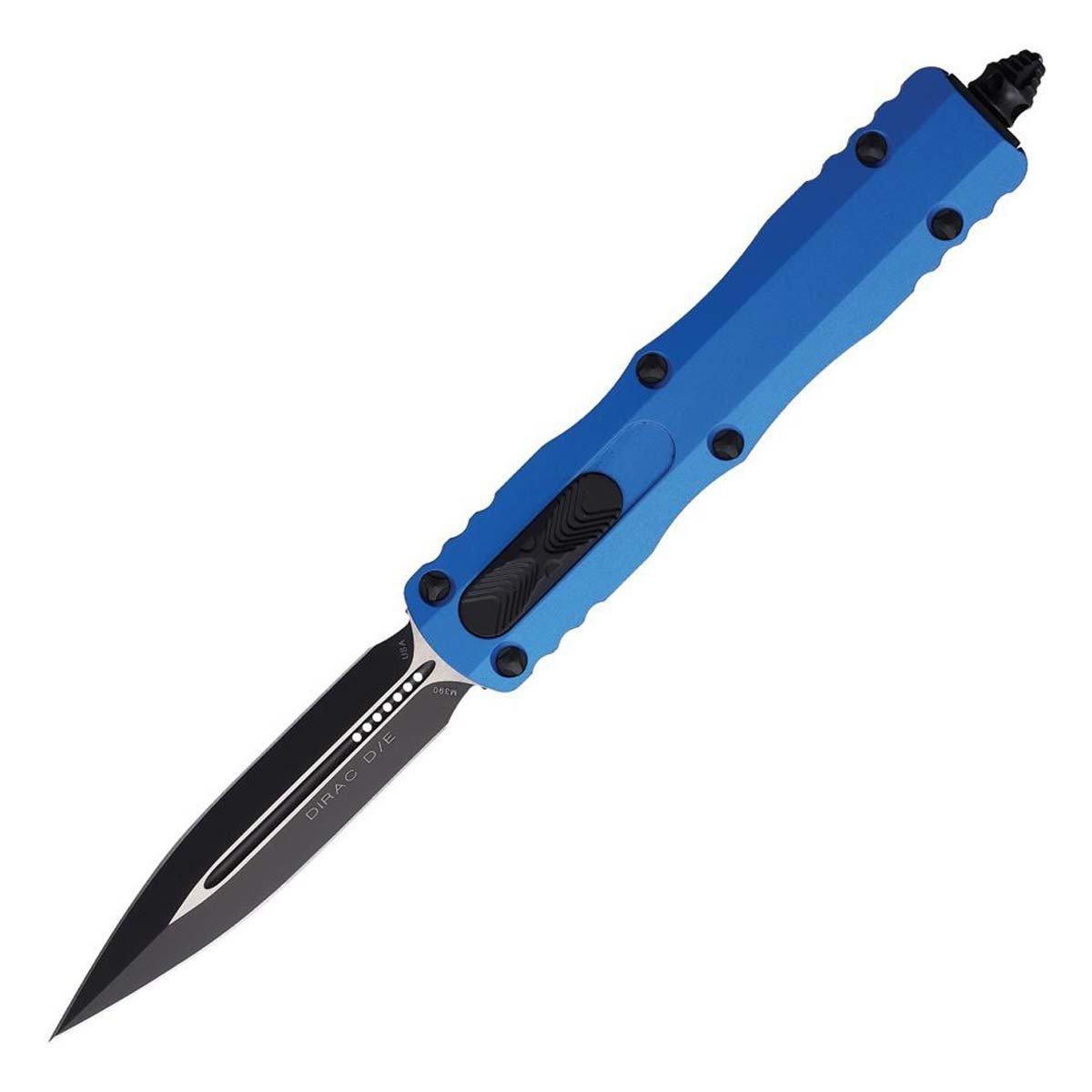 Microtech 225-1 Dirac D/E Black Standard OTF Automatic Knife - Microtech