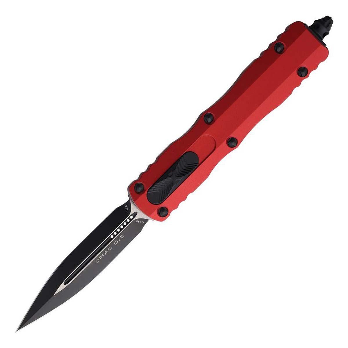 Microtech 225-1 Dirac D/E Black Standard OTF Automatic Knife - Microtech