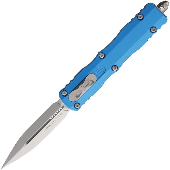 Microtech 227-10 Dirac Delta Stonewash Double Edge OTF Automatic Knife - Microtech