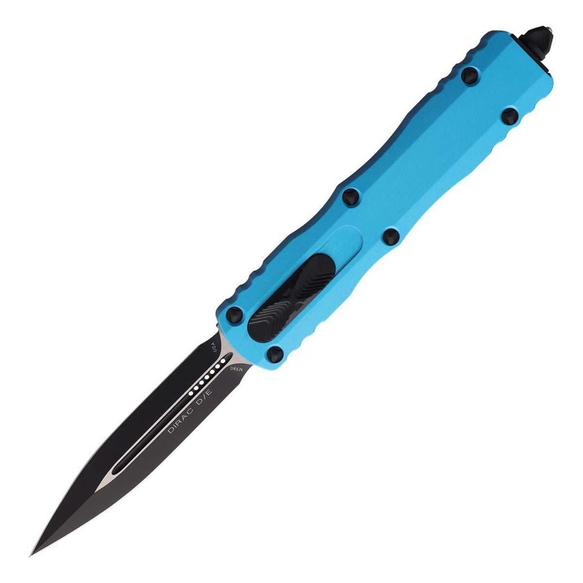 Microtech 225-1 Dirac D/E Black Standard OTF Automatic Knife - Microtech