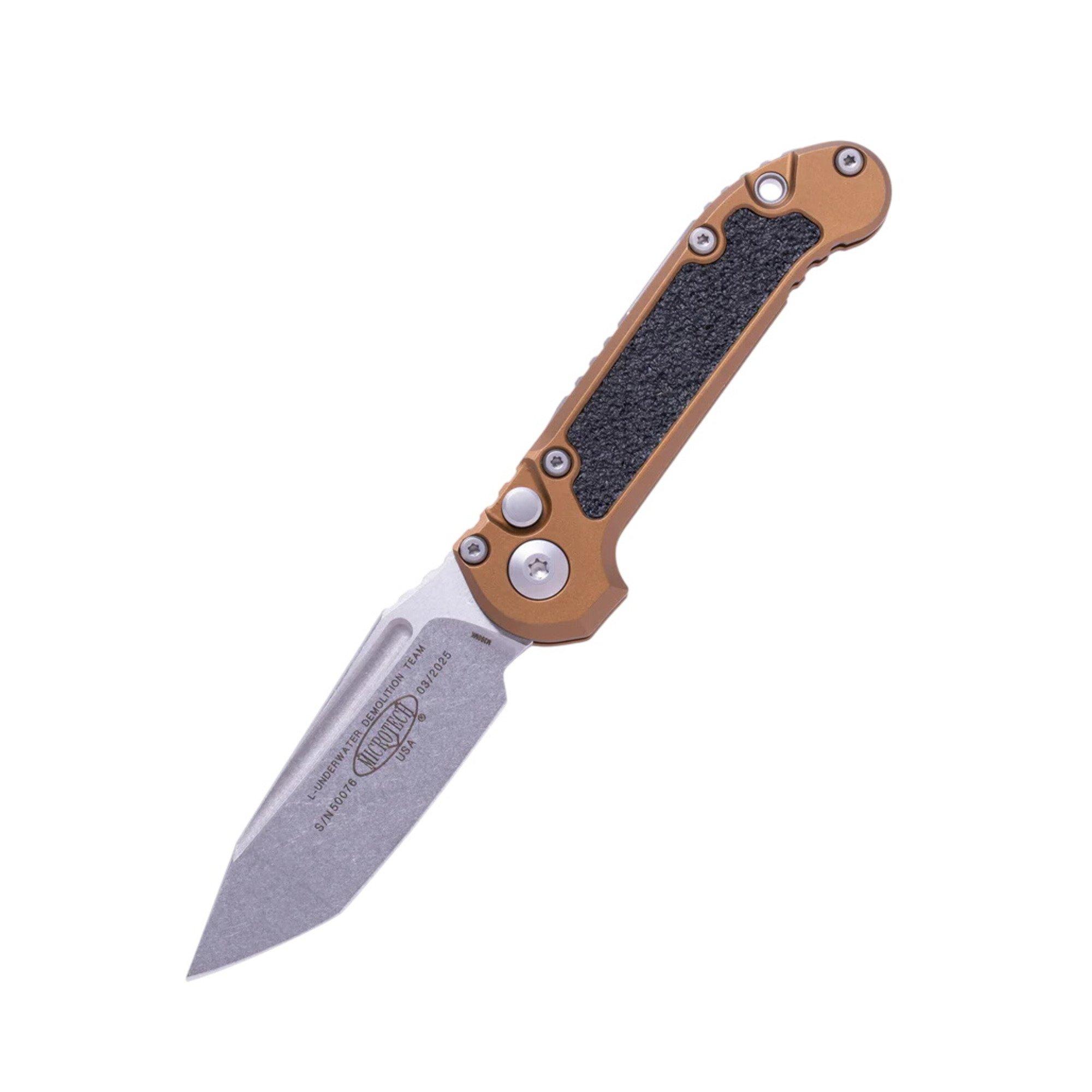 Microtech 1136-10 LUDT Gen III Tanto Folding Automatic Knife - Microtech