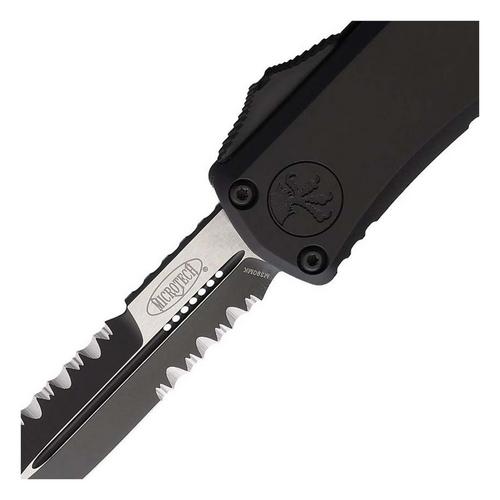 Microtech 1701M-2T Hera II Mini Tactical Partially Serrated Bayonet OTF Automatic Knife - Primary Image