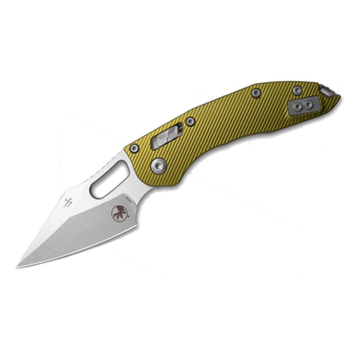 Microtech 169RL-10FL Stitch Stonewashed Folding Knife - Microtech