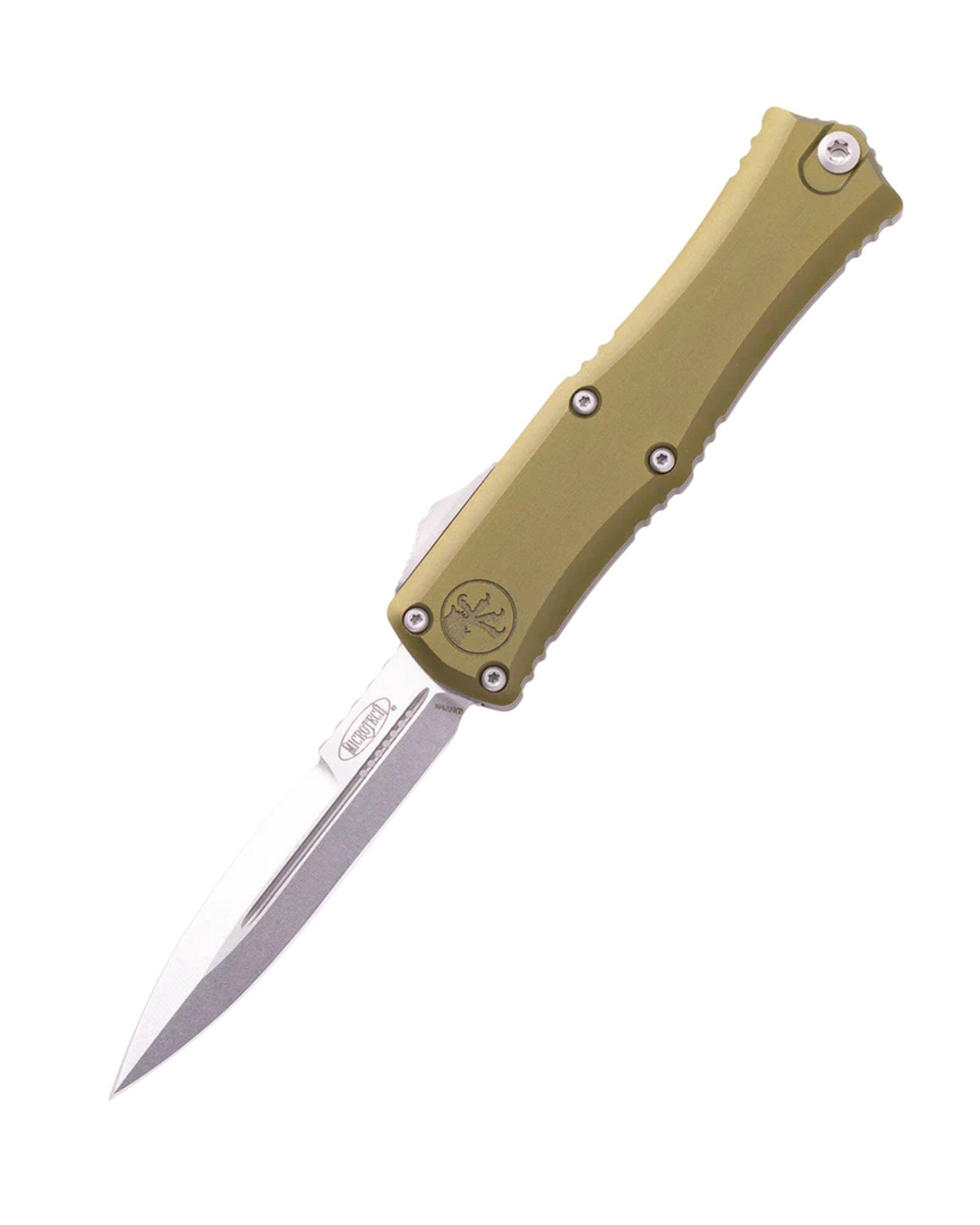 Microtech 1701M-10 Hera II Mini Bayonet Stonewashed OTF Automatic Knife - Microtech