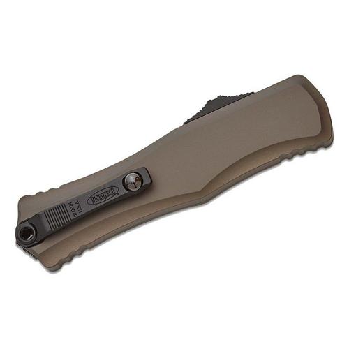 Microtech 1705-1 Hera II Black Standard Recurve OTF Automatic Knife - Primary Image