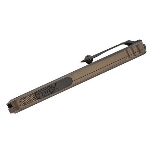 Microtech 1705-1 Hera II Black Standard Recurve OTF Automatic Knife - Primary Image