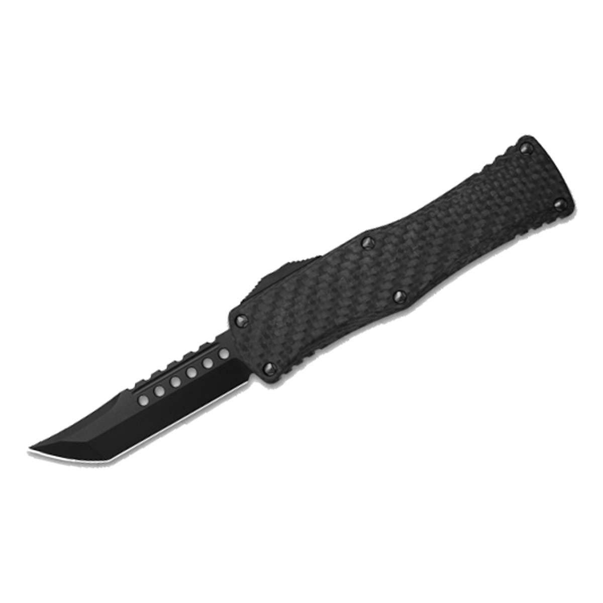 Microtech 919-1DLCTCFSH Hera Hellhound Shadow Automatic Knife - Microtech