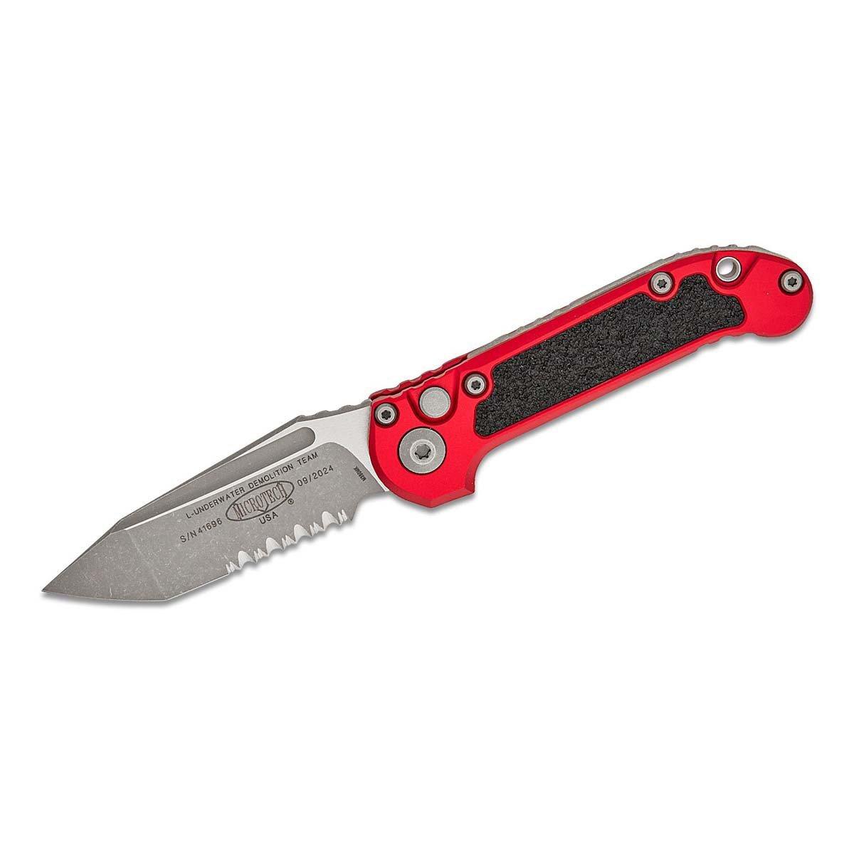 Microtech 1136-11APRD LUDT Gen III Tanto Serrated Folding Automatic Knife - Microtech Knives