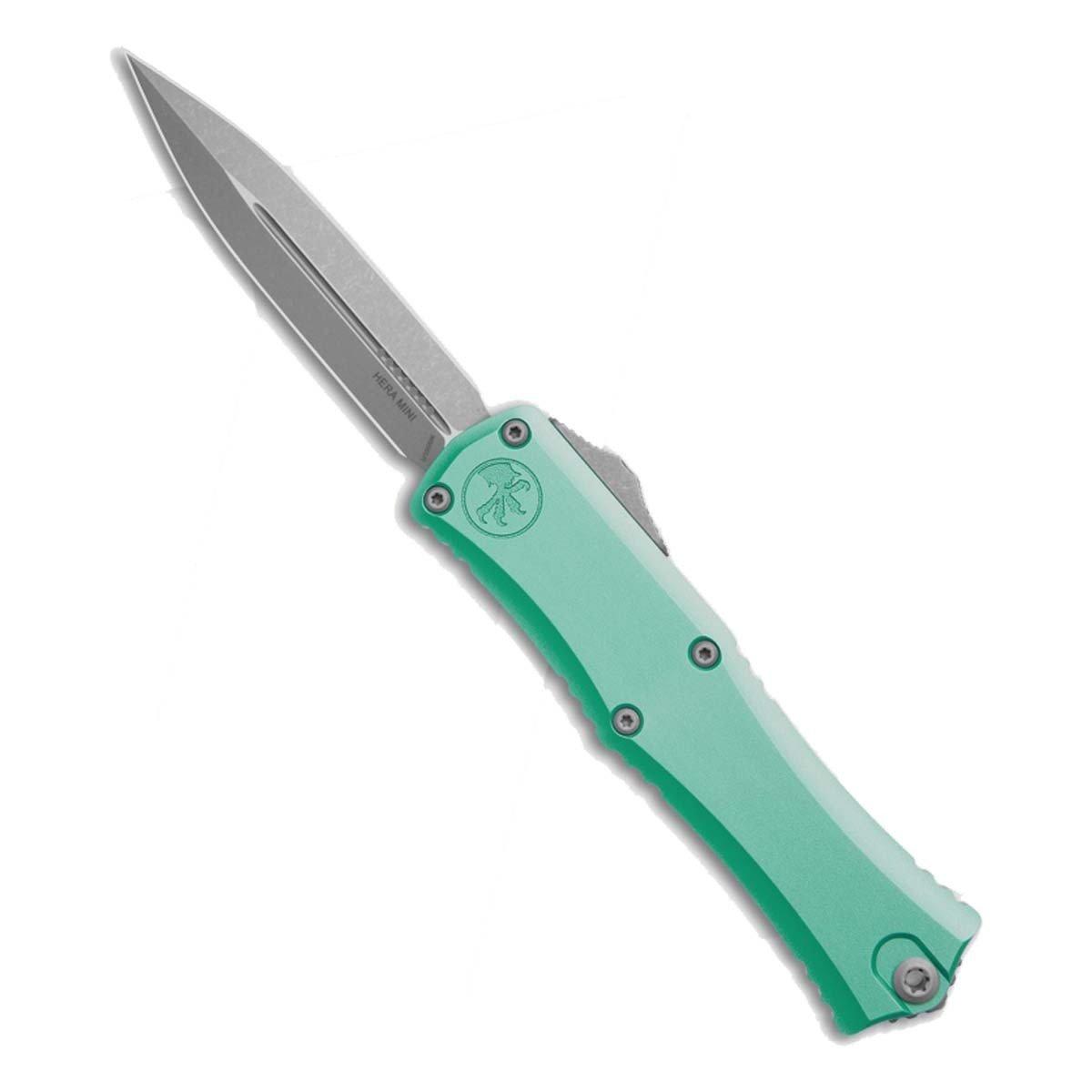 Microtech 1702M-10AP Hera II Mini Apocalyptic Double Edge OTF Automatic Knife - Microtech