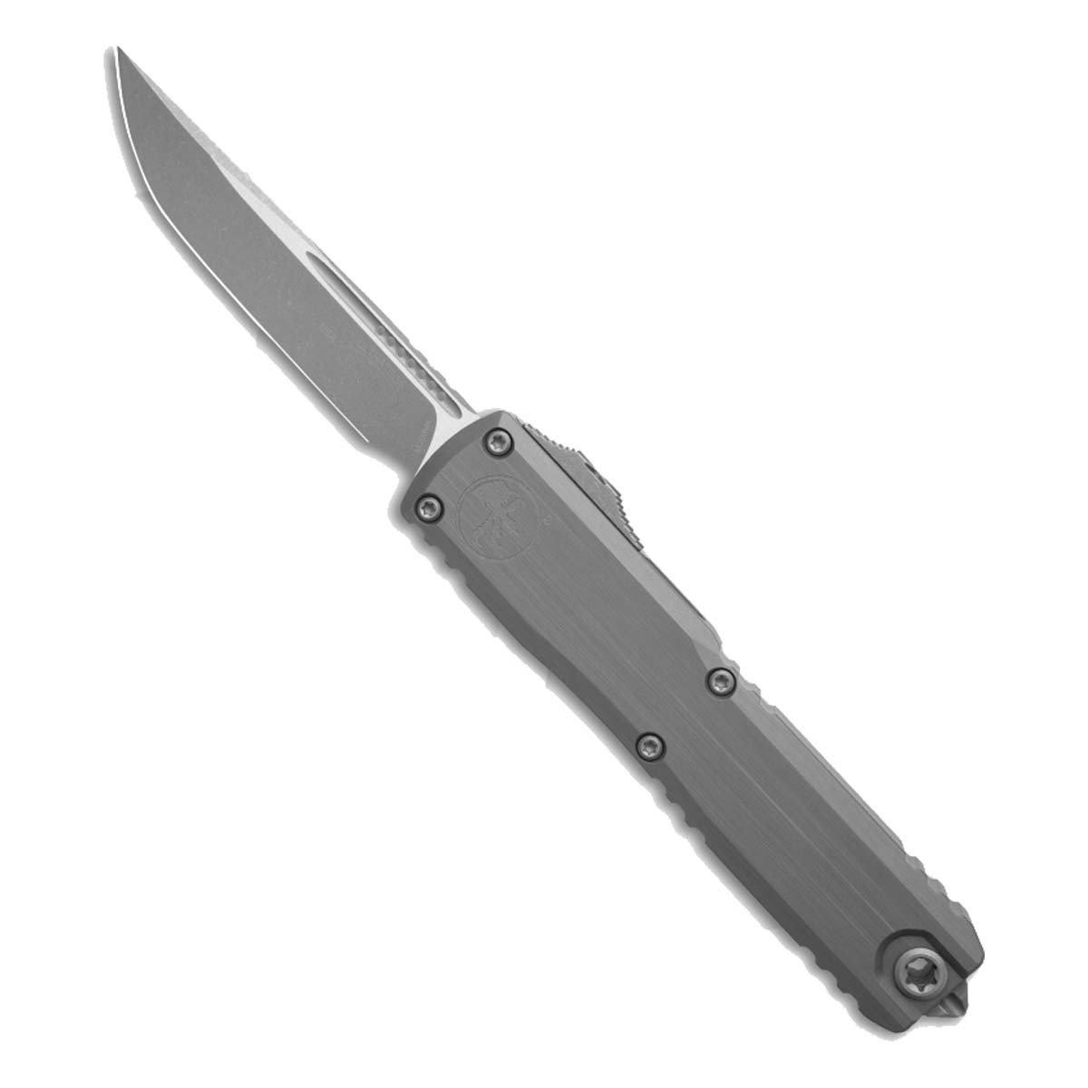 Microtech 1121-10AP Ultratech Gen III ZBP Apocalyptic Drop Point OTF Automatic Knife - Microtech