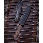 Microtech 1241-16MS1 Cypher II Baker Forge Copermai Damascus Wharncliffe OTF Automatic Knife - Thumbnail 2 of 2