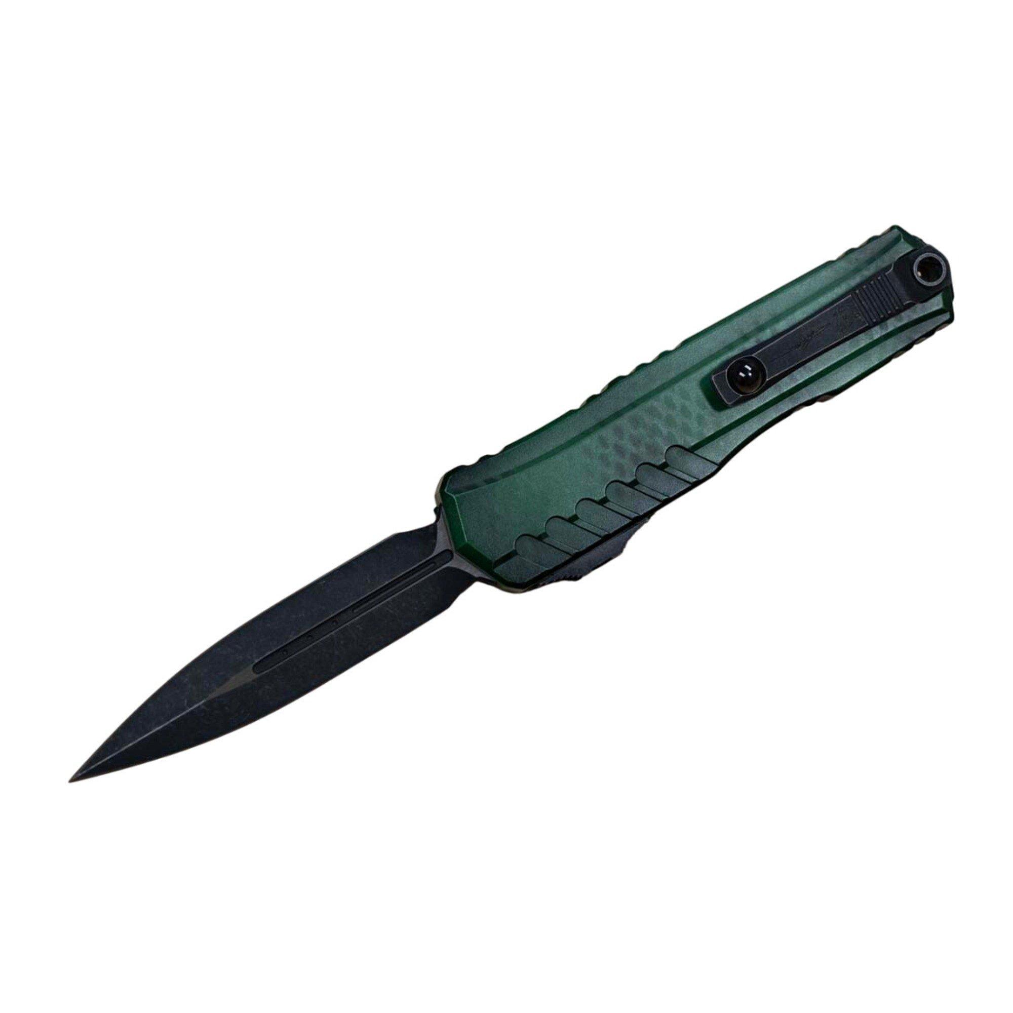 Microtech 1242-1X51S Cypher II Signature Series Double Edge OTF Automatic Knife - Microtech