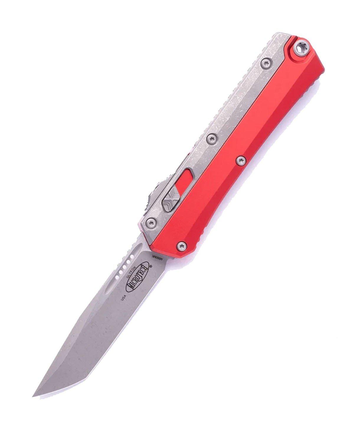 Microtech Glykon 185-10APRD T/E Automatic Knife - Microtech