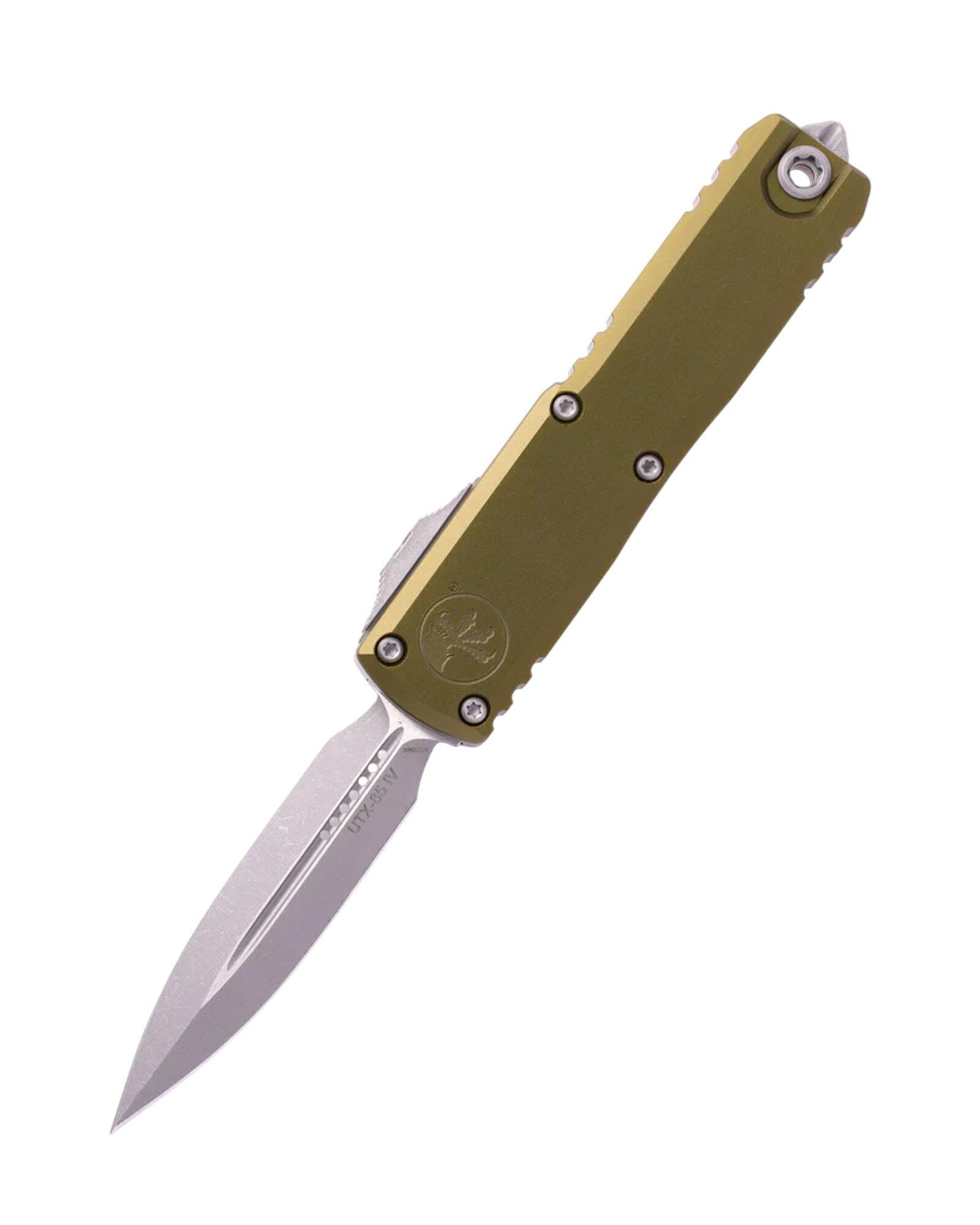 Microtech 12324-10AP UTX-85 Gen IV D/E Apocalyptic OTF Automatic Knife - Microtech