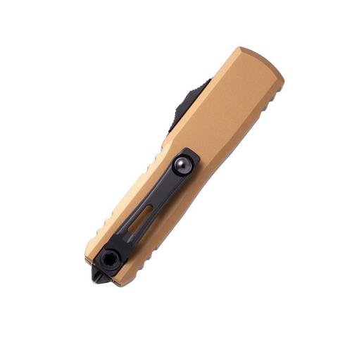 Microtech 12324-1 UTX-85 Gen IV D/E Black Standard OTF Automatic Knife - Primary Image