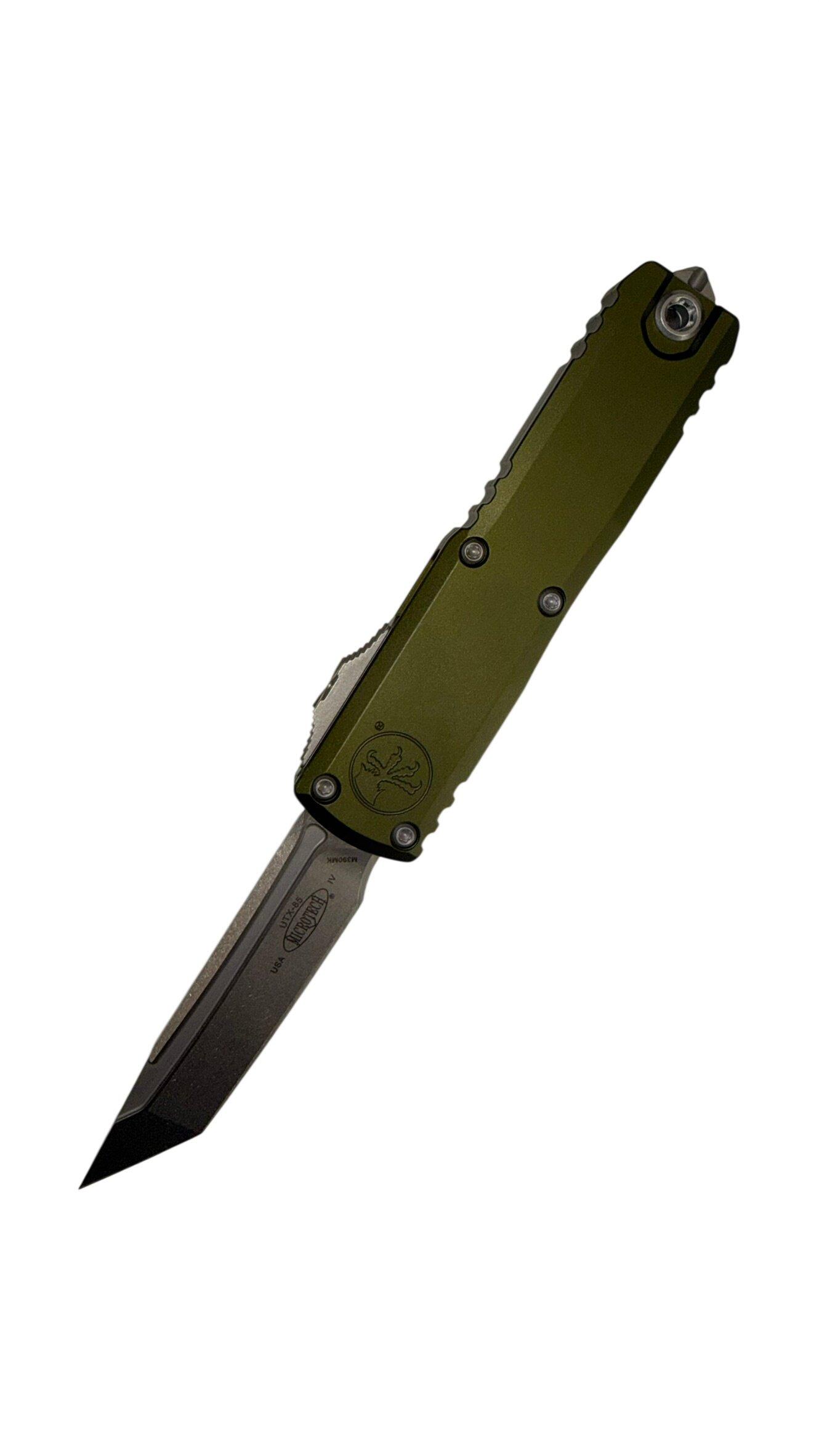 Microtech 12334-10 UTX-85 Gen IV T/E Stonewashed OTF Automatic Knife - Microtech