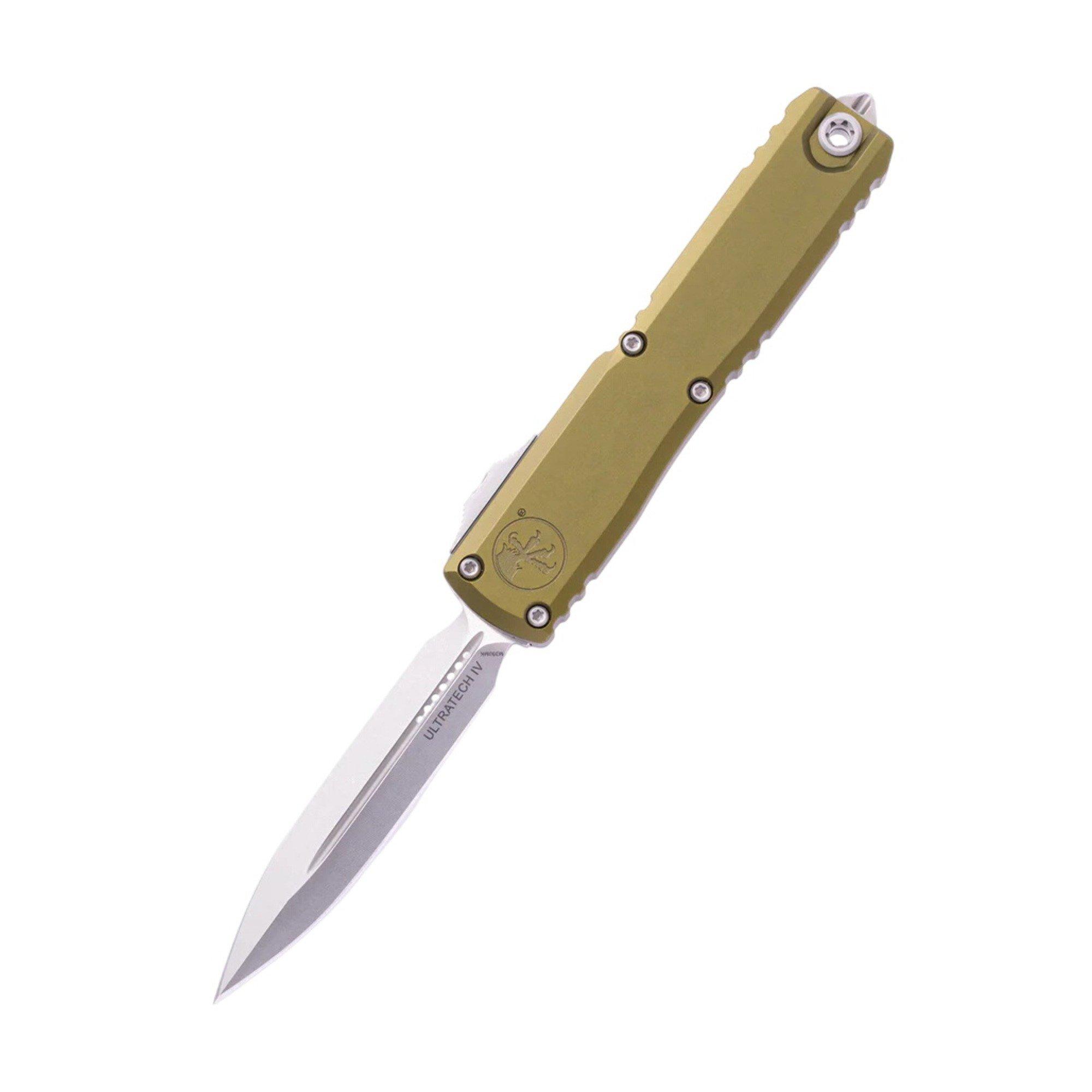 Microtech 11224-10 Ultratech Gen IV D/E Stonewashed OTF Automatic Knife - Microtech