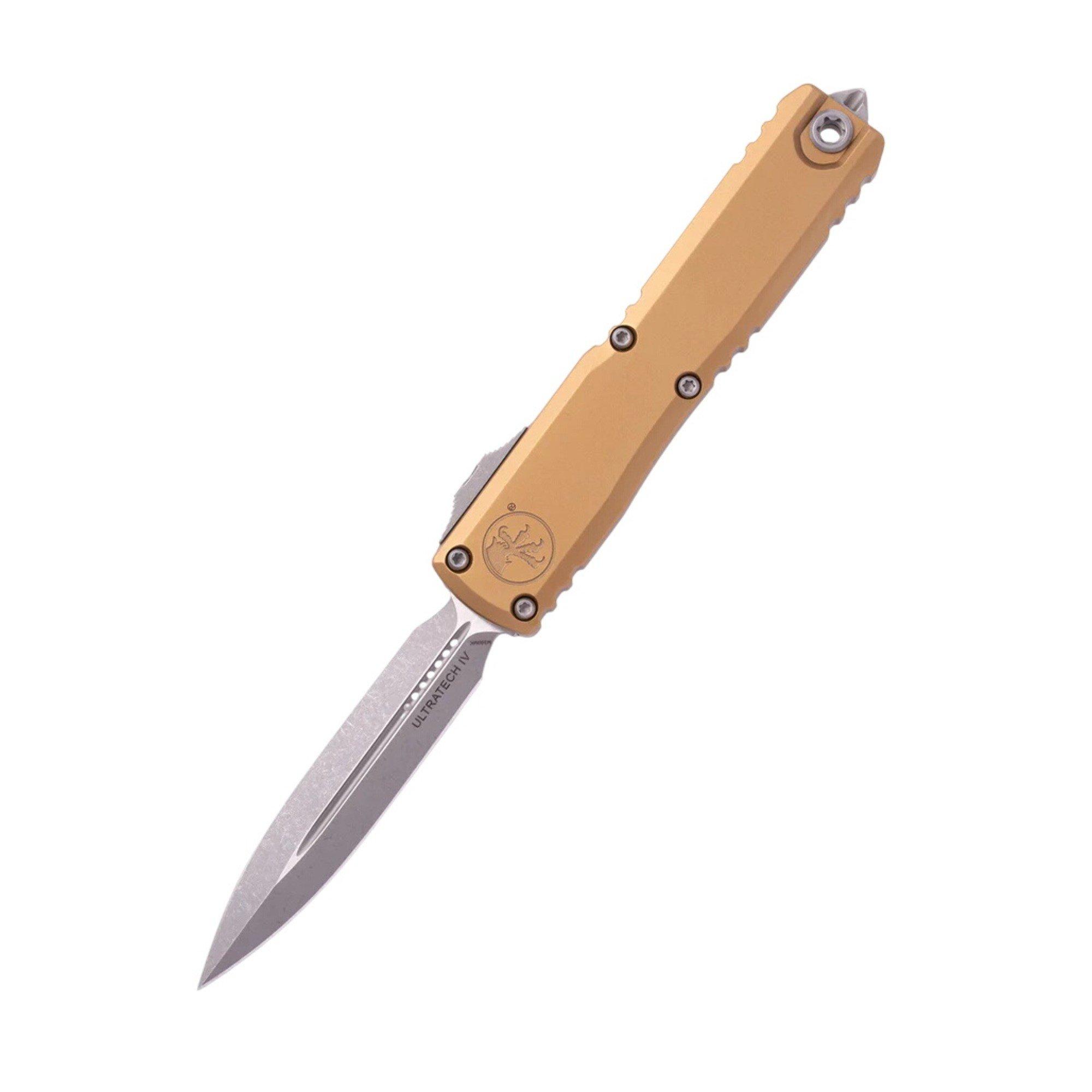 Microtech 11224-10AP Ultratech Gen IV D/E Apocalyptic OTF Automatic Knife - Microtech