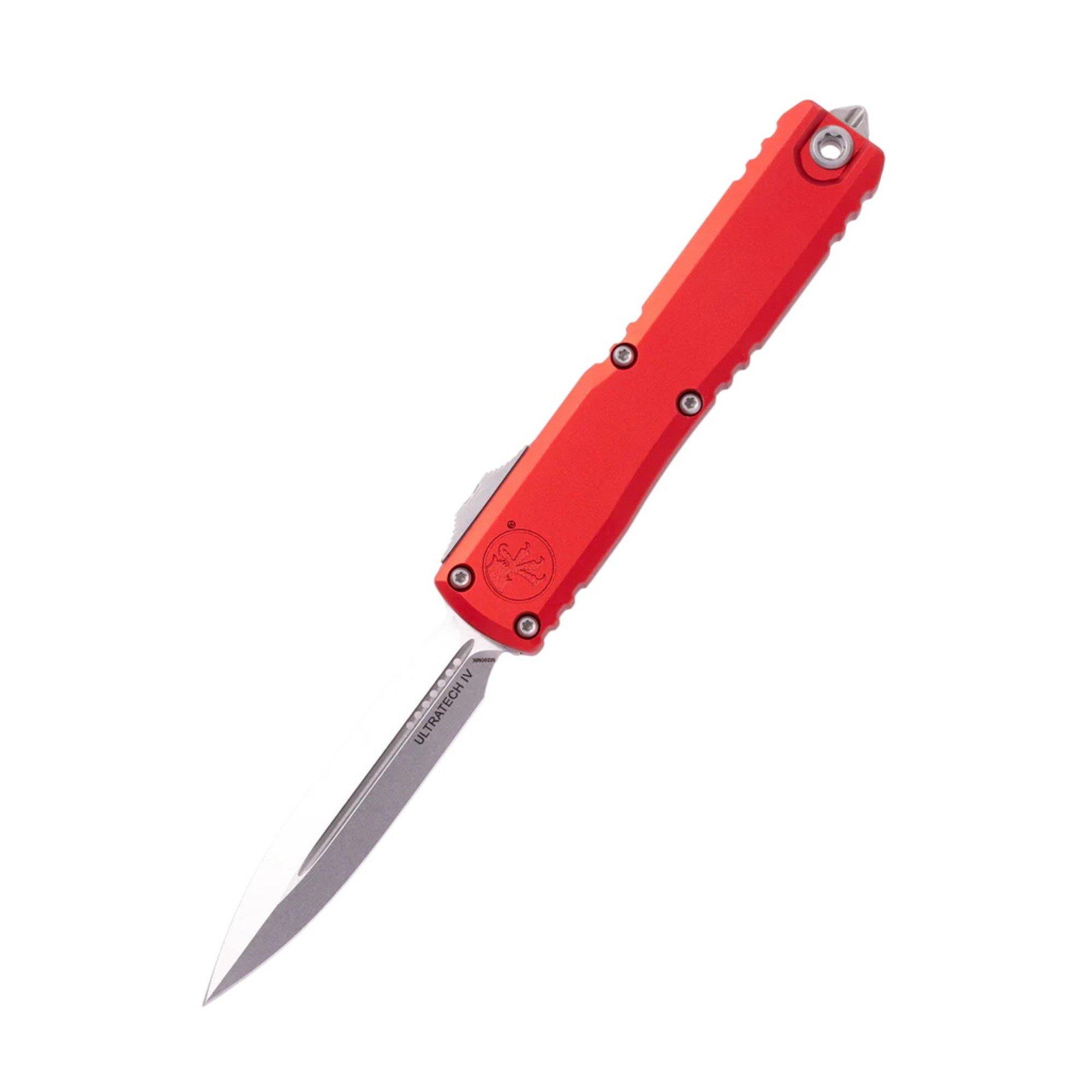 Microtech 11224-10 Ultratech Gen IV D/E Stonewashed OTF Automatic Knife - Microtech