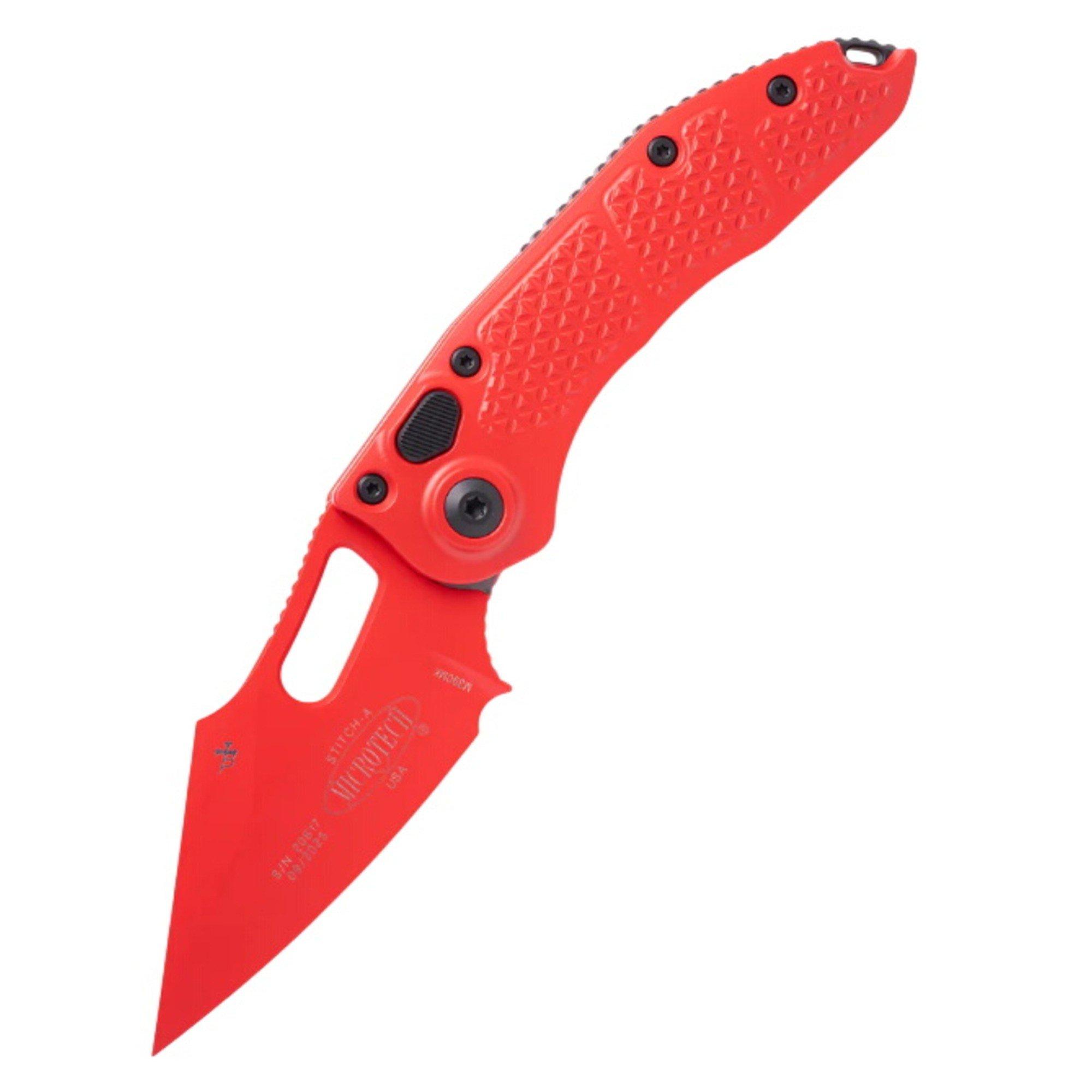 Microtech 169-1RD-X5Z4 Stitch Cerakote Folding Automatic Knife - Microtech