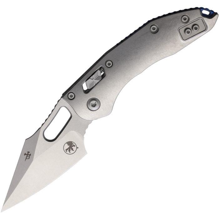 Microtech 169RL-10MS2 Stitch RAM-LOK Marfione Select Stonewashed Titanium Knife - Microtech