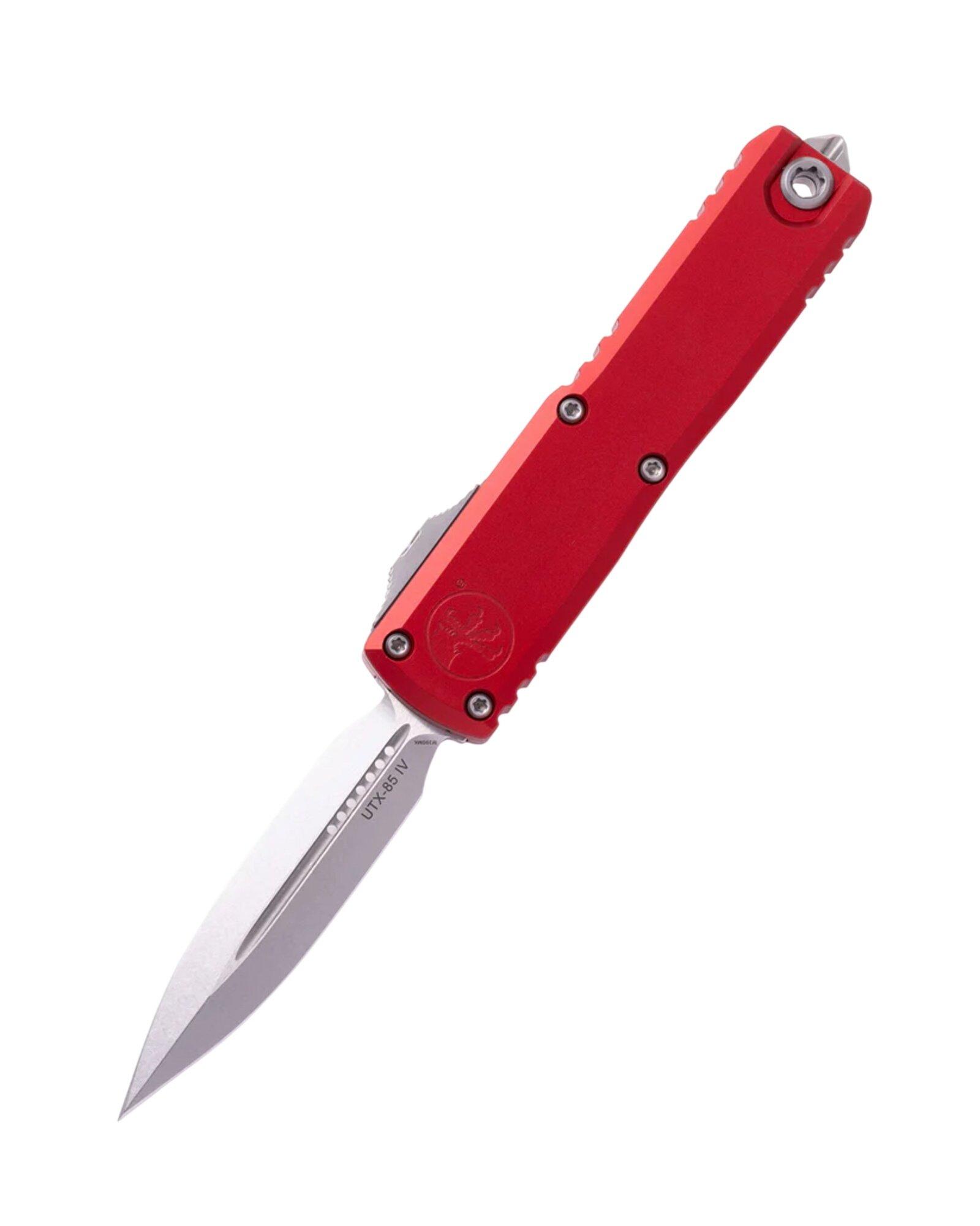 Microtech 12324-10 UTX-85 GEN IV D/E Stonewashed OTF Automatic Knife - Microtech