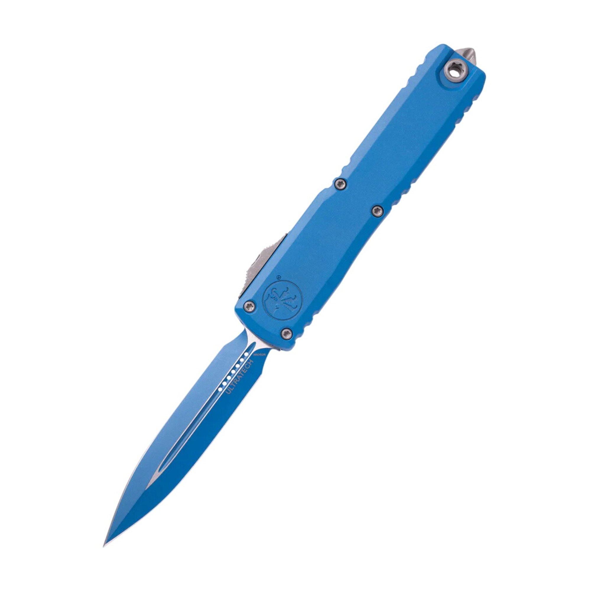 Microtech 1122-1BL-C1Z13 Ultratech Gen III ZBP D/E Cerakote Blue Apocalyptic OTF Automatic Knife - Microtech
