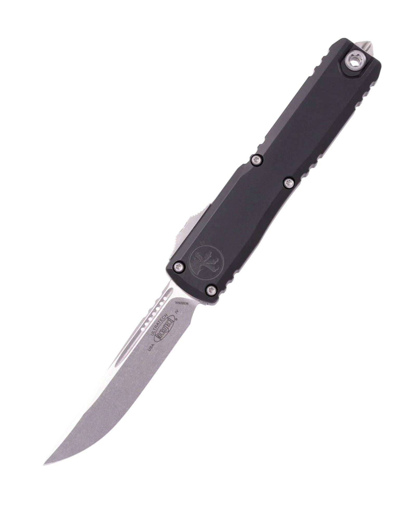 Microtech 11214-10 Ultratech Gen IV Stonewashed OTF Automatic Knife - Microtech