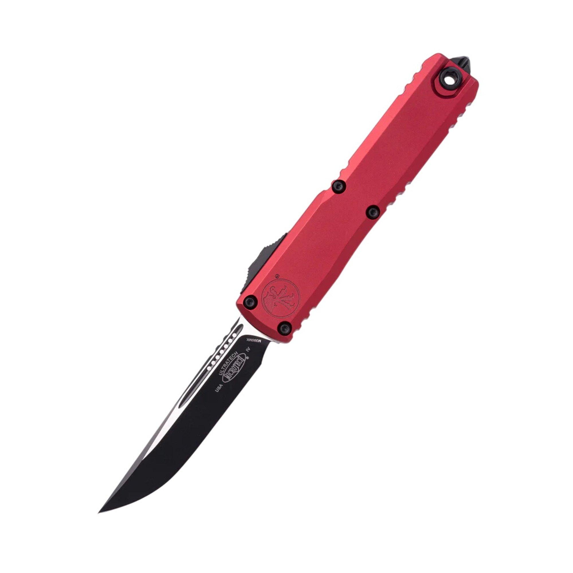 Microtech 11214-1 Ultratech Gen IV Black S/E OTF Automatic Knife - Microtech