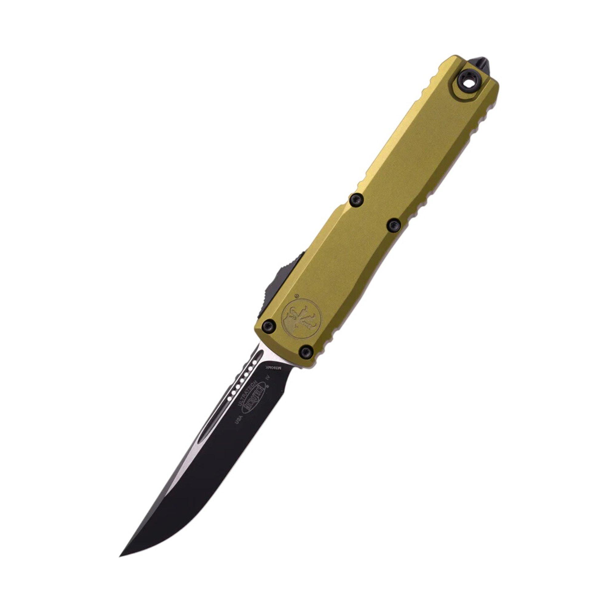 Microtech 11214-1 Ultratech Gen IV Black S/E OTF Automatic Knife - Microtech