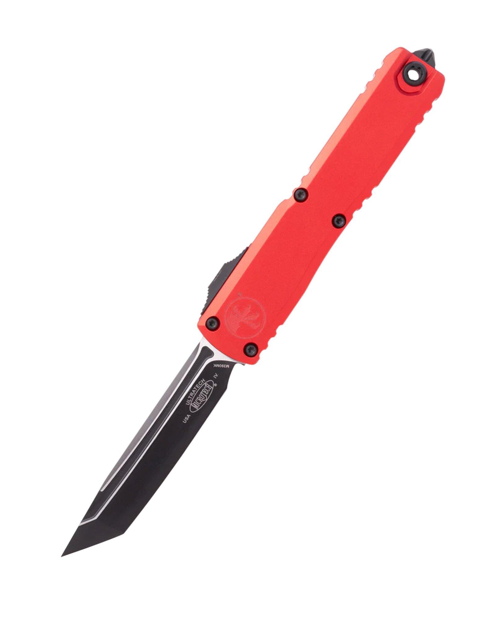 Microtech 11234-1 Ultratech Gen IV T/E Black Standard Tactical OTF Automatic Knife - Microtech