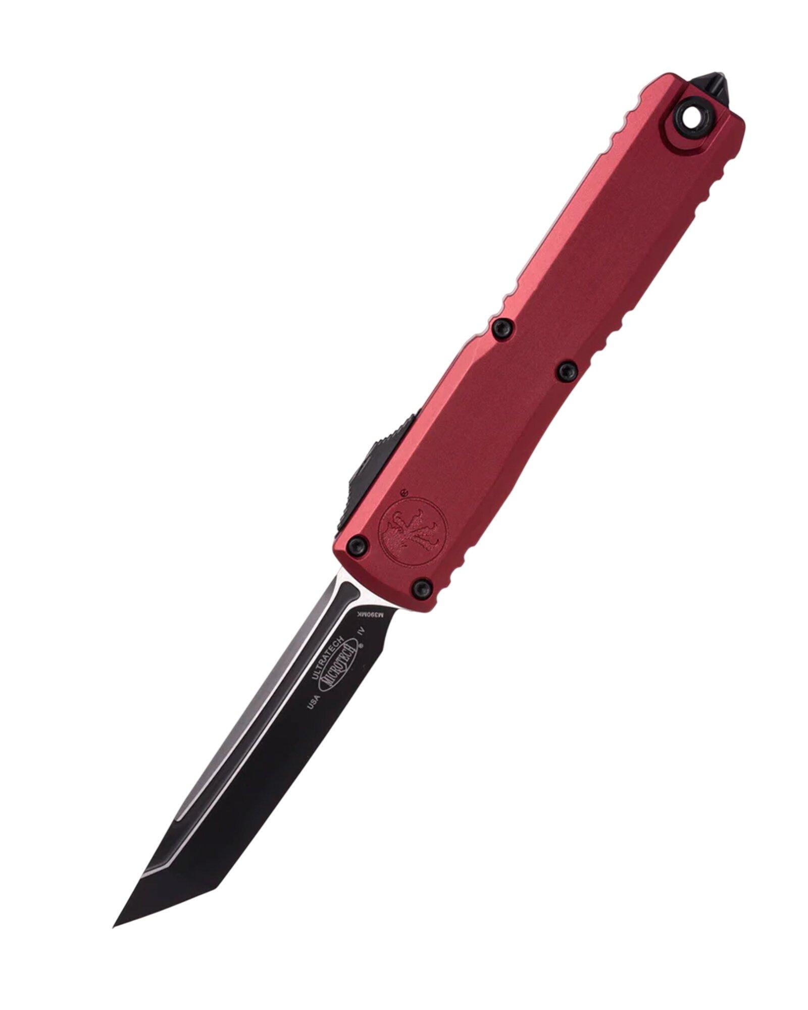 Microtech 11234-1 Ultratech Gen IV T/E Black Standard Tactical OTF Automatic Knife - Microtech