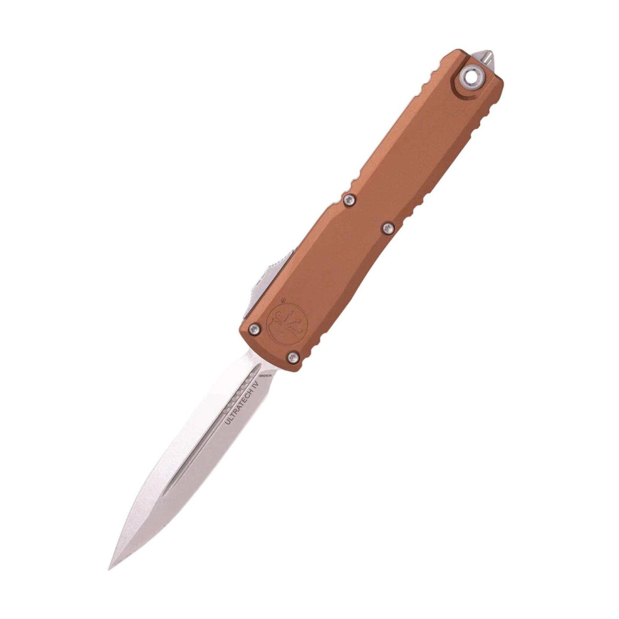 Microtech 11224-10 Ultratech Gen IV D/E Stonewashed OTF Automatic Knife - Microtech