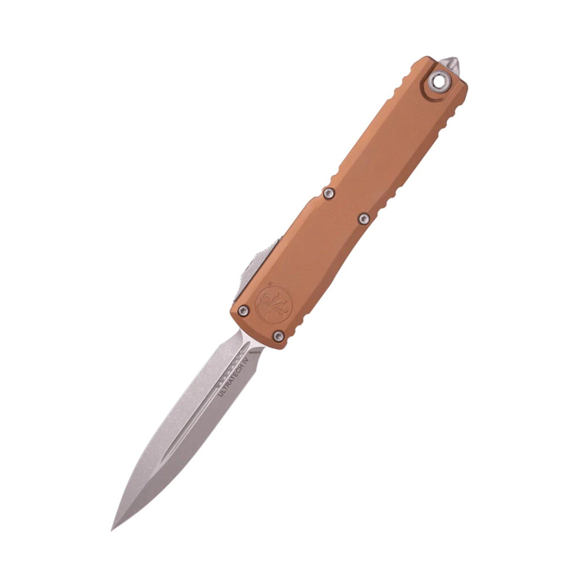 Microtech 11224-10AP Ultratech Gen IV D/E Apocalyptic OTF Automatic Knife - Microtech