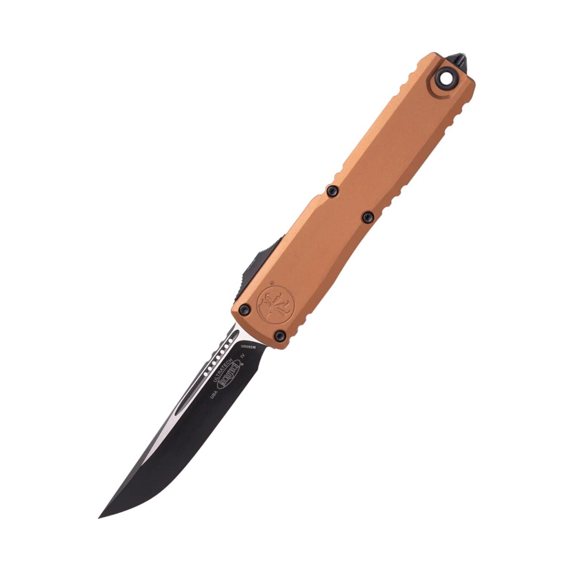 Microtech 11214-1 Ultratech Gen IV Black S/E OTF Automatic Knife - Microtech