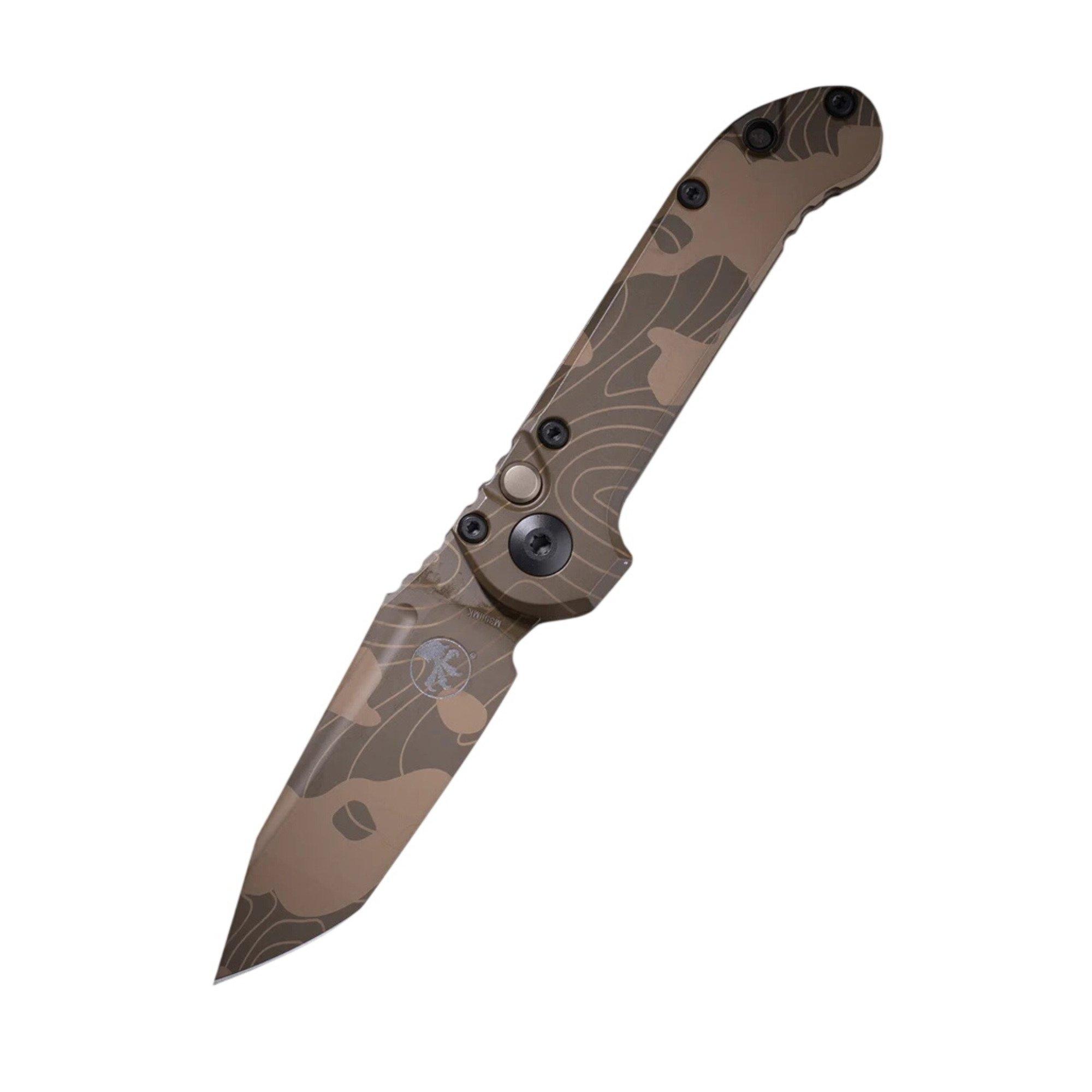 Microtech 1136S-1TPBNCS-Z4 LUDT T/E Gen III Signature Series Badlands Camo Folding Automatic Knife - Microtech