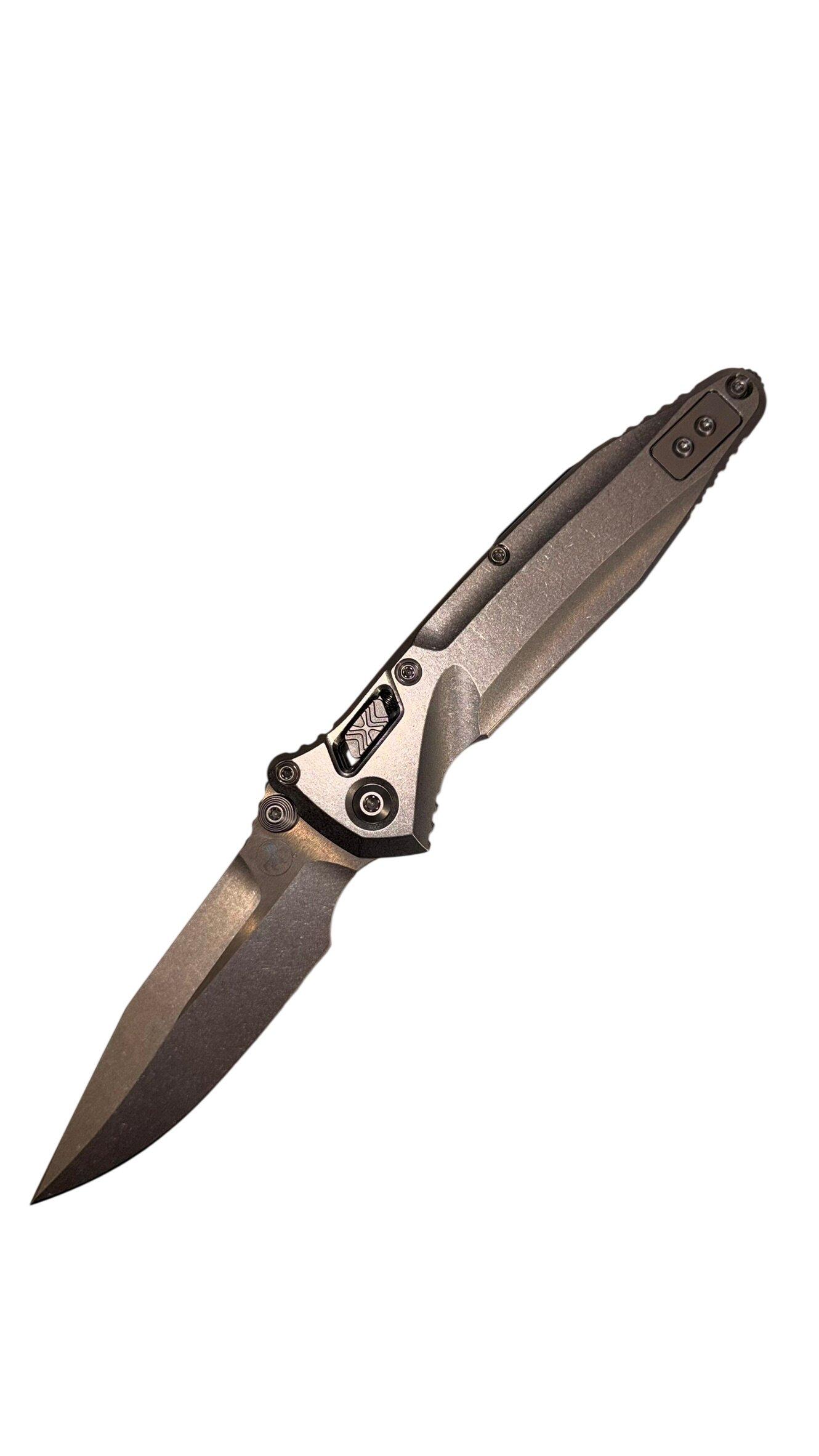 Microtech 159RL-10SMS3 Socom Elite Delta RAM-LOK Marfione Stonewashed Folding Knife - Microtech