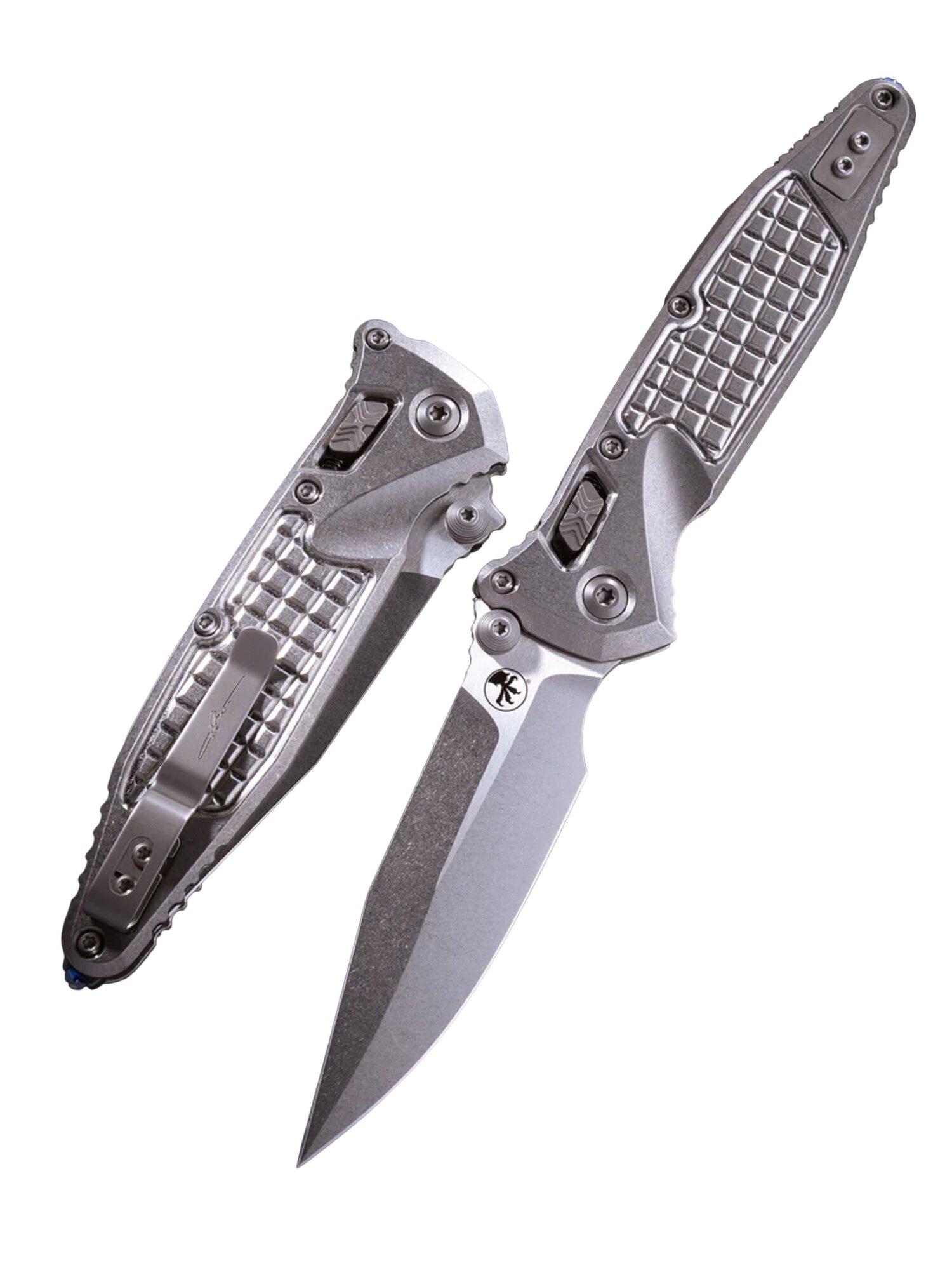 Microtech 160RL-10FRMSE Socom Elite RAM-LOK Marfione Select Stonewashed Folding Knife - Microtech
