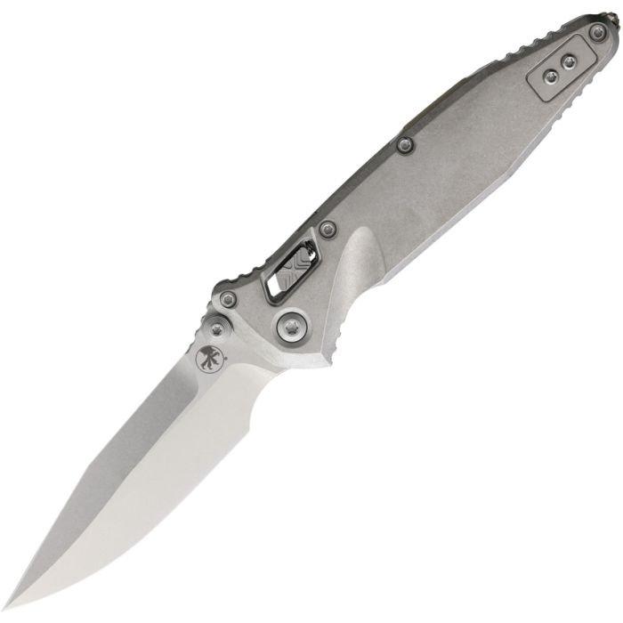 Microtech 160RL-10SMS2 Socom RAM-LOK Marfione Select Stonewashed Titanium Folding Knife - Microtech