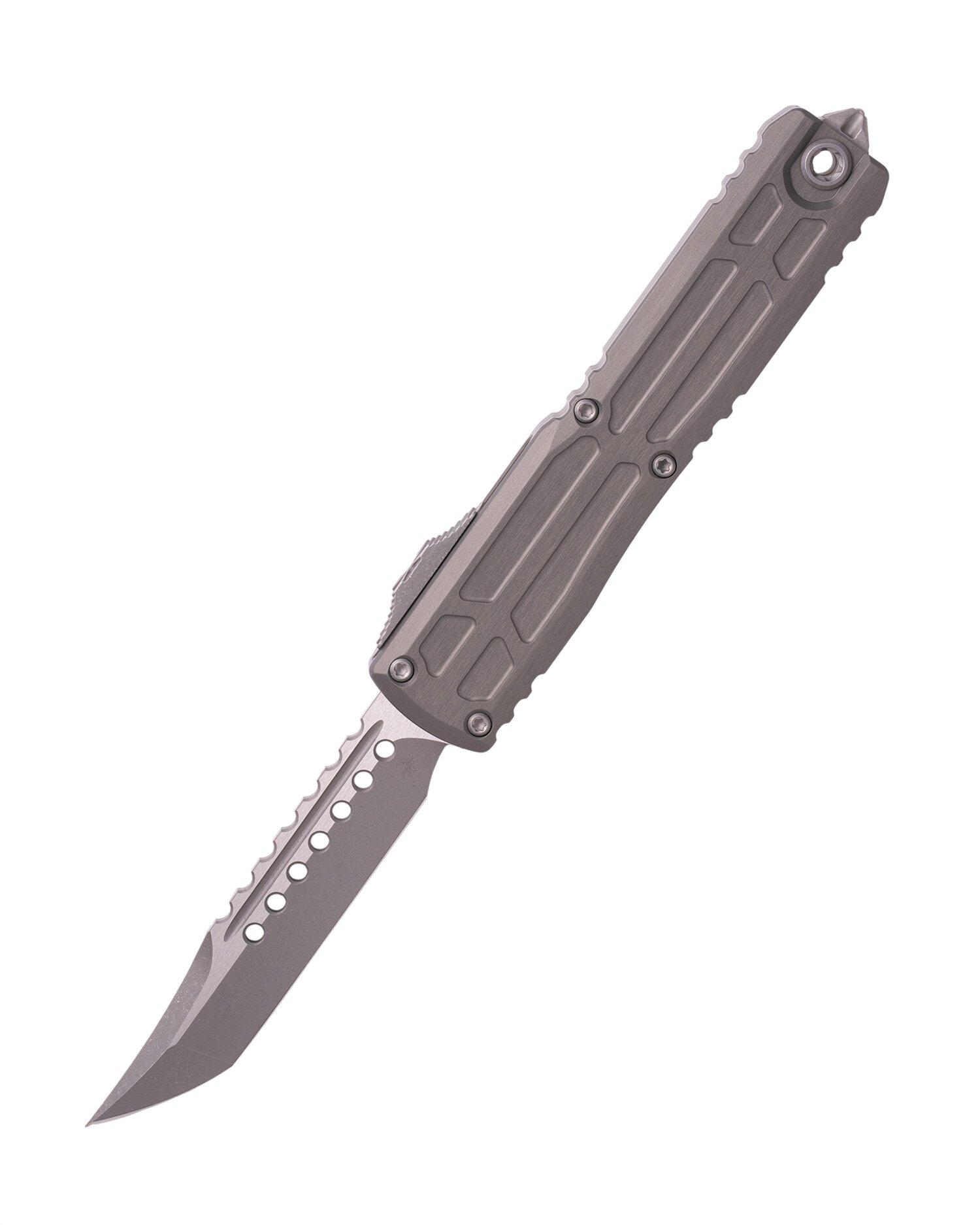 Microtech 1119EX-10AP Ultratech EX Gen III ZBP Hellhound Apocalyptic OTF Automatic Knife - Microtech