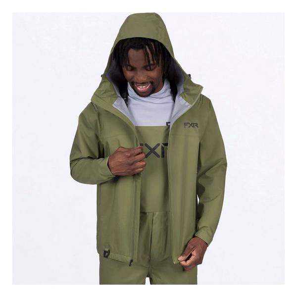 FXR Men's  Adventure Lite Tri-Laminate Rain Jacket