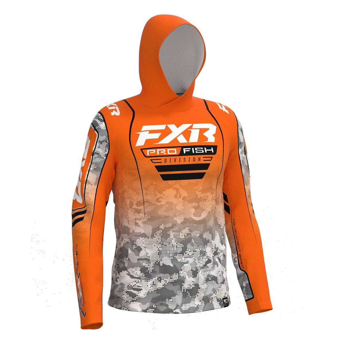 Men's FXR Tournament AIR UPF Long Sleeve Hooded T-Shirt - FXR