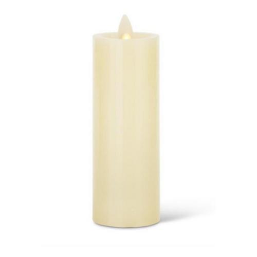 K&K Interiors 2 x 6.25 Inch Ivory Wax Slim Indoor Pillar Luminara Candle - Primary Image