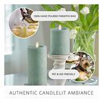 K&K Interiors 3 x 4.5 Inch Ivory Wax Indoor Pillar Luminara Candle - Thumbnail 5 of 5
