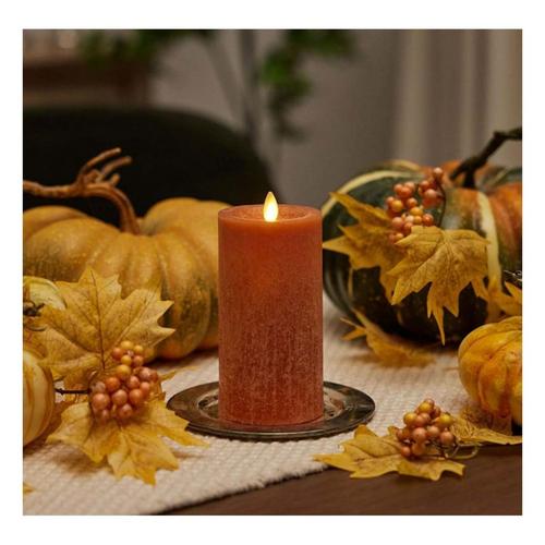 K&K Interiors 3 x 6.5 Inch Ivory Wax Indoor Pillar Luminara Candle - Primary Image