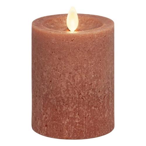 K&K Interiors 3 x 4.5 Inch Ivory Wax Indoor Pillar Luminara Candle - Primary Image