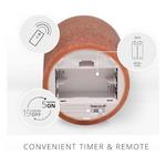 K&K Interiors 3 x 4.5 Inch Ivory Wax Indoor Pillar Luminara Candle - Thumbnail 5 of 7