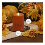 K&K Interiors 3 x 4.5 Inch Ivory Wax Indoor Pillar Luminara Candle - Thumbnail 7 of 7