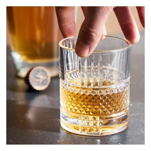 Viski Revolve Crystal Rocks Glass - Primary Image