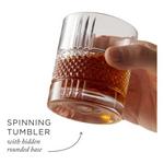 Viski Revolve Crystal Rocks Glass - Thumbnail 6 of 8